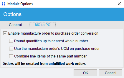 Module Options