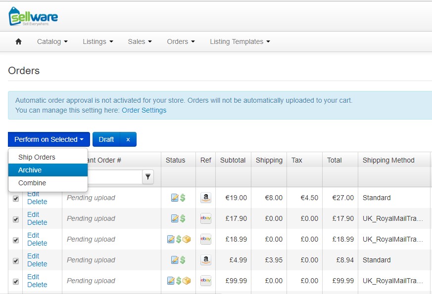 Fishbowl Commerce - NetSuiteAutomatic Order Import from Amazon